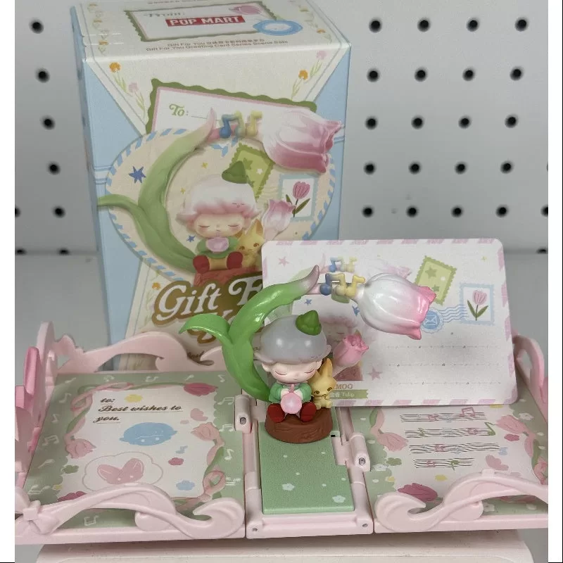 DIMOO Pop Mart Cadou pentru tine Seria de felicitări DIMOO Lalea