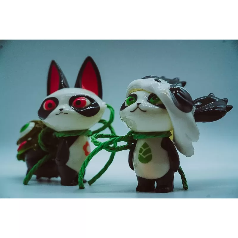DIMOO Snooks u0026 Candy Panda Limited Figurină