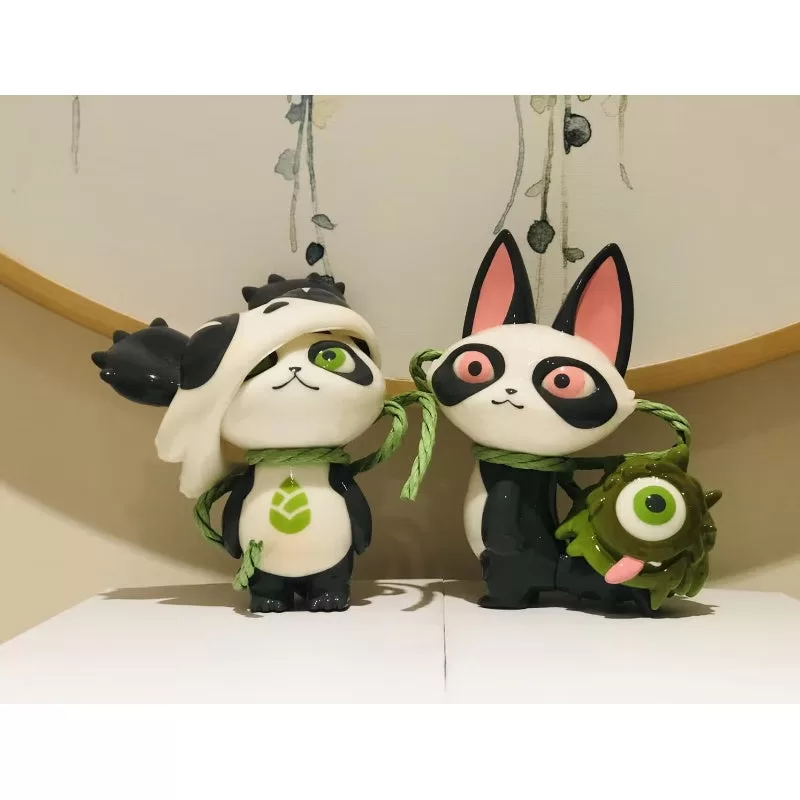 DIMOO Snooks u0026 Candy Panda Limited Figurină