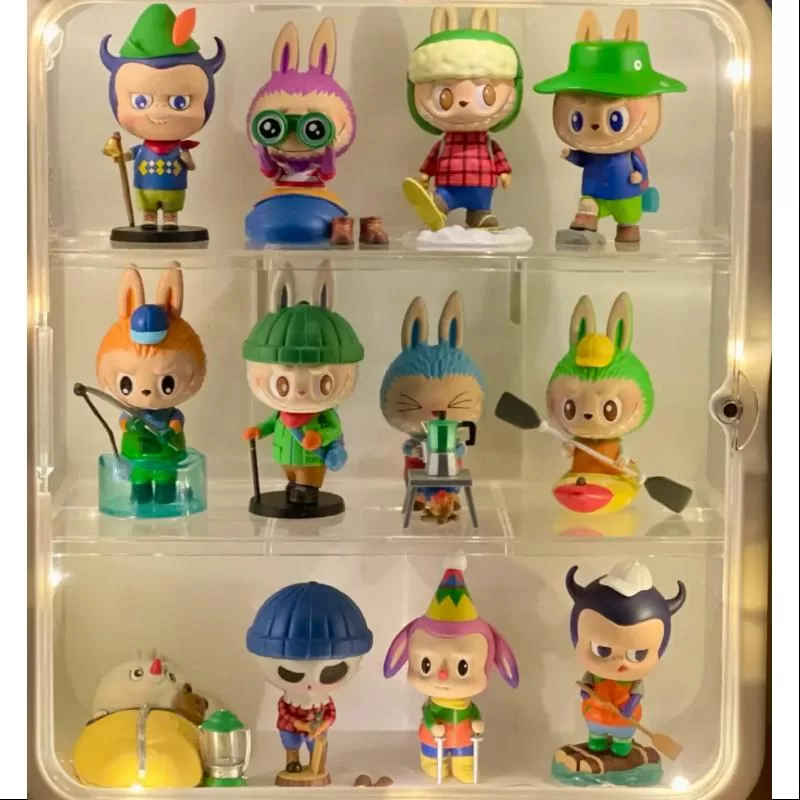 Labubu The Monsters Camping Series întreg set deschis