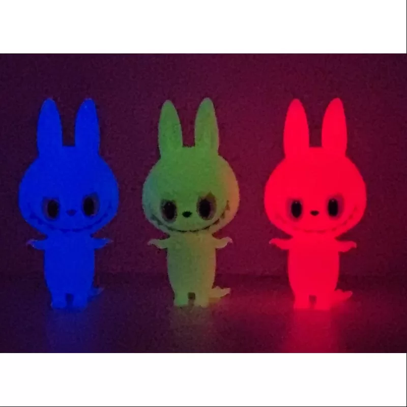 Labubu The Monsters Mini Zimomo Cone u0026 Axis u0026 Norm 2020 STS Set LIMITED (Glow in Dark)