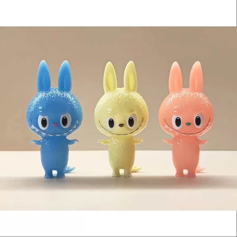 Labubu The Monsters Mini Zimomo Cone u0026 Axis u0026 Norm 2020 STS Set LIMITED (Glow in Dark)