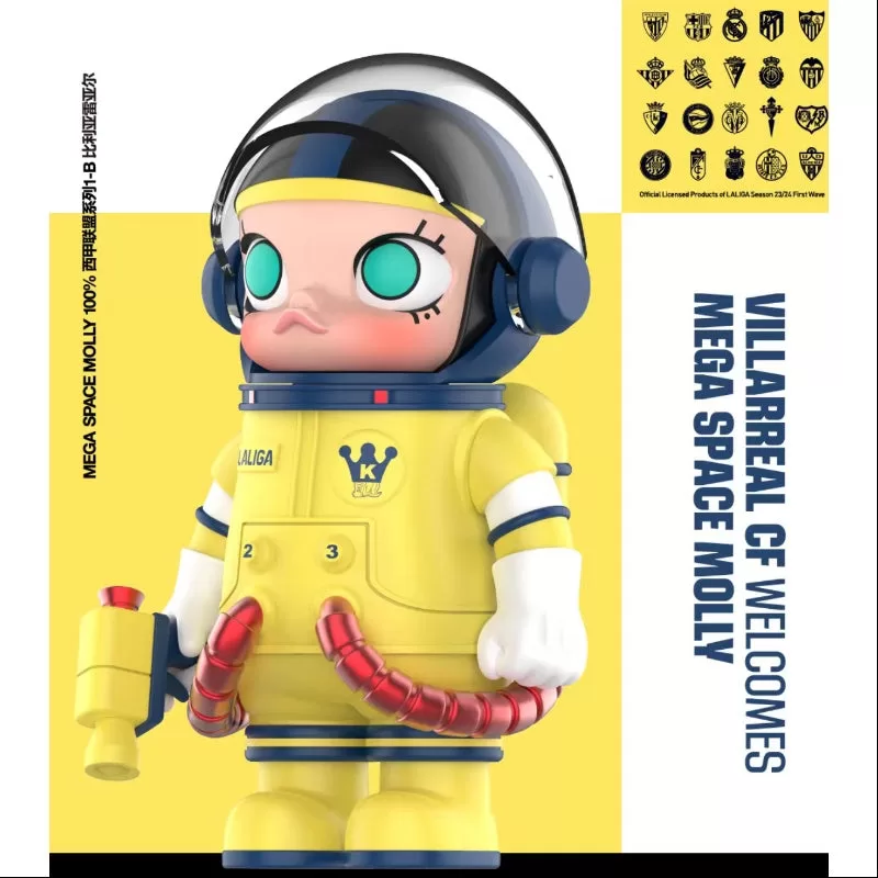 MEGA SPACE MOLLY 100% LALIGA Seria Villarreal CF 2023 LIMITED