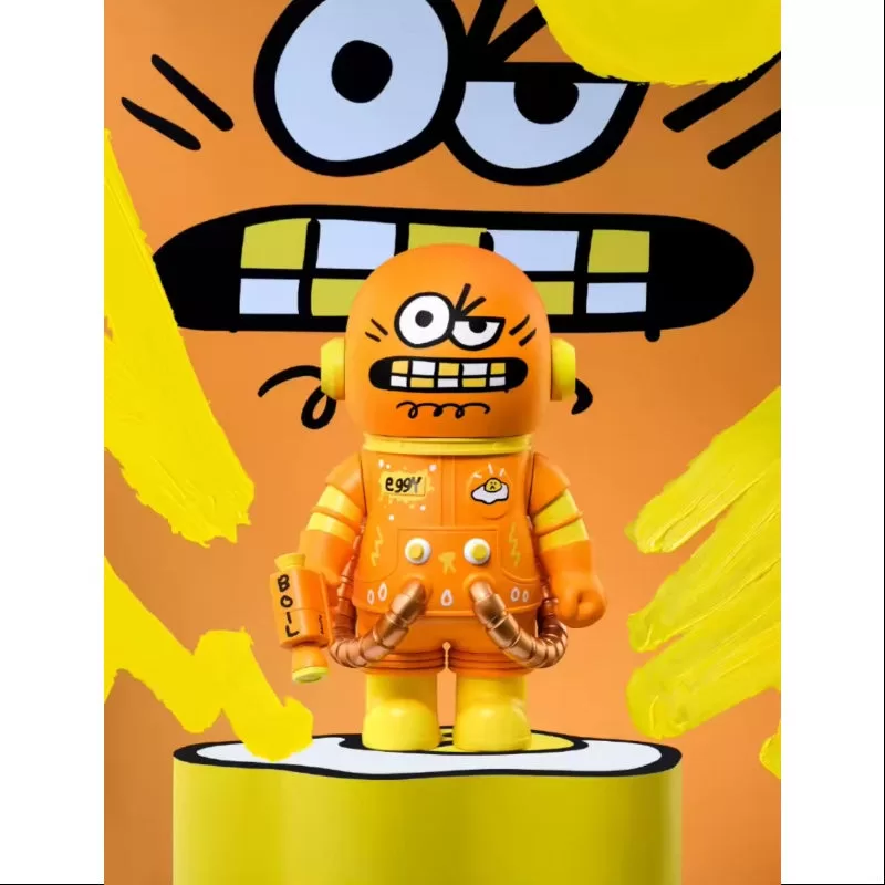 MEGA SPACE MOLLY 400% Jon Burgerman Seria Space Cadets EGGY 2025 Ediție limitată