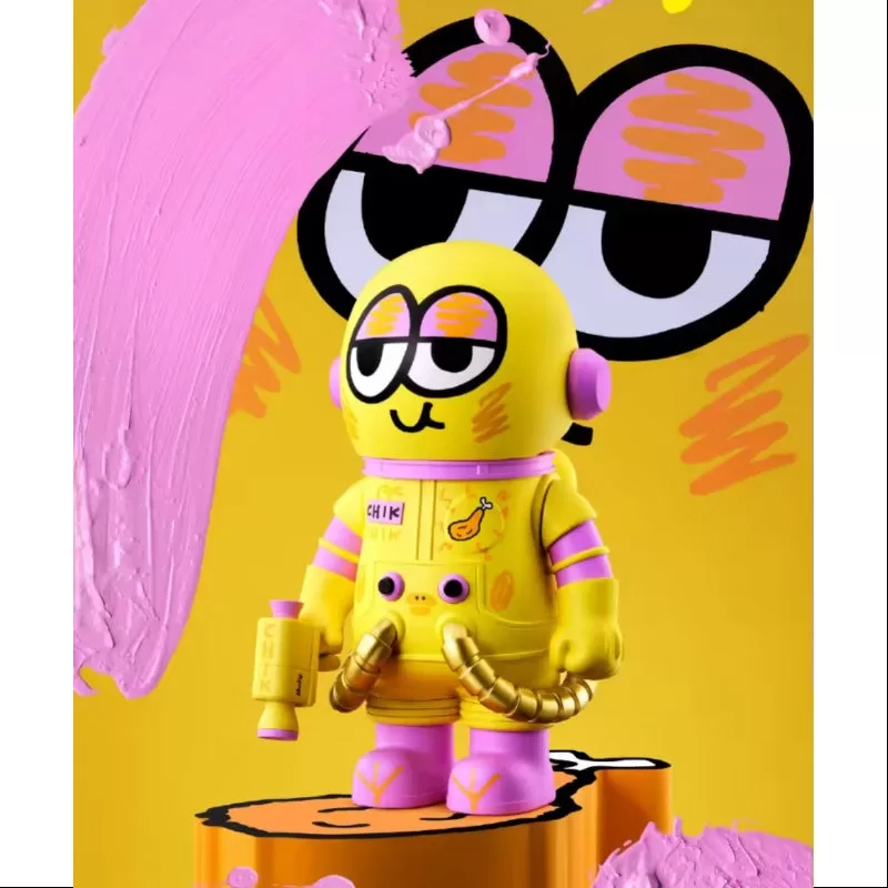 MEGA SPACE MOLLY 400% Jon Burgerman Space Cadets Seria CHIK 2025 Ediție limitată