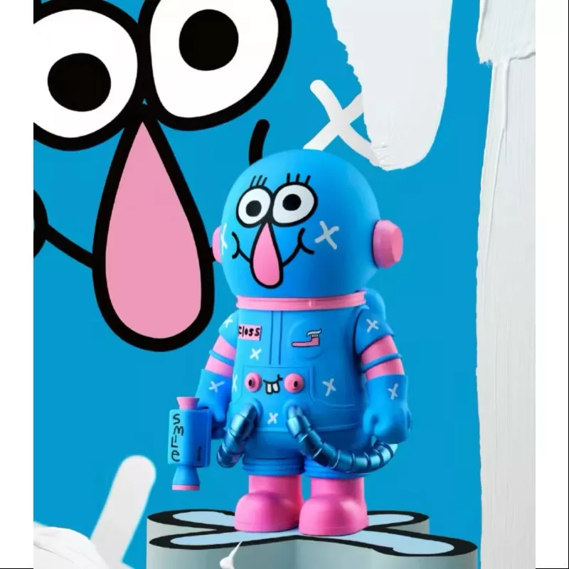 MEGA SPACE MOLLY 400% Jon Burgerman Space Cadets Series FLOSS 2025 Ediție limitată