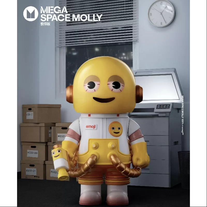 MEGA SPACE MOLLY Seria de emoji 100% X UZAT