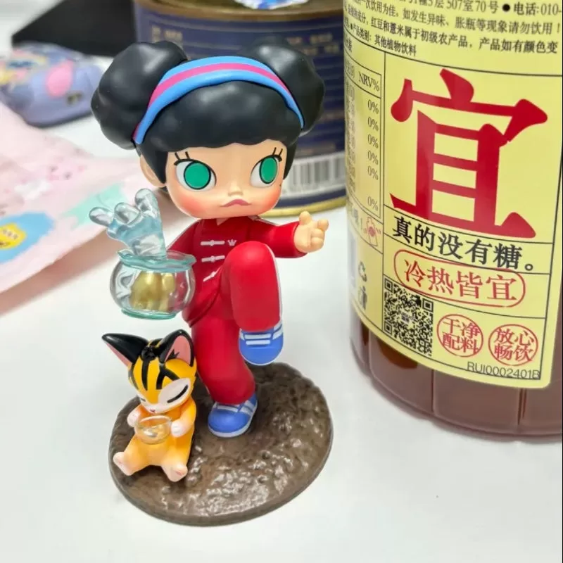 MOLLY Matchless Pop Mart Seria a 14-a aniversare Drunken Master