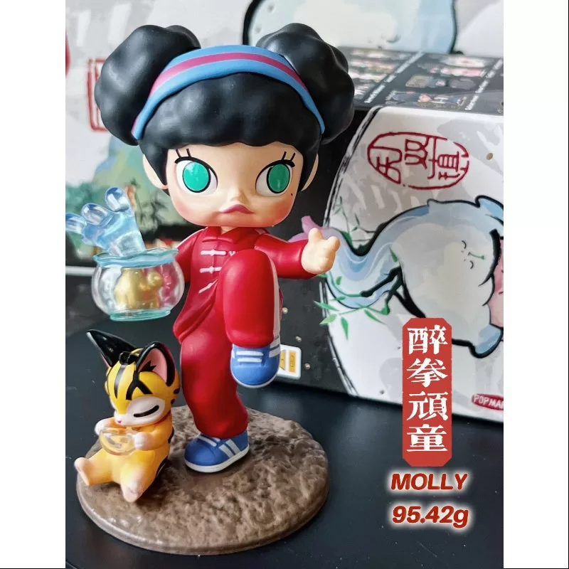MOLLY Matchless Pop Mart Seria a 14-a aniversare Drunken Master