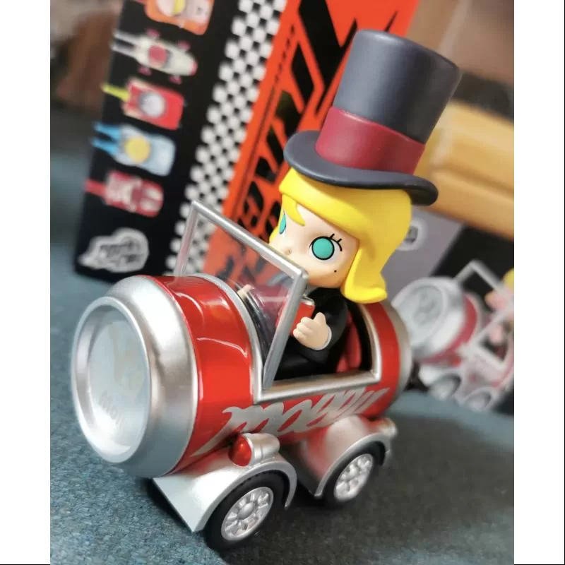 MOLLY Pop Mart PopCar Seria Super Track MOTOR MOLLY BUBBLE