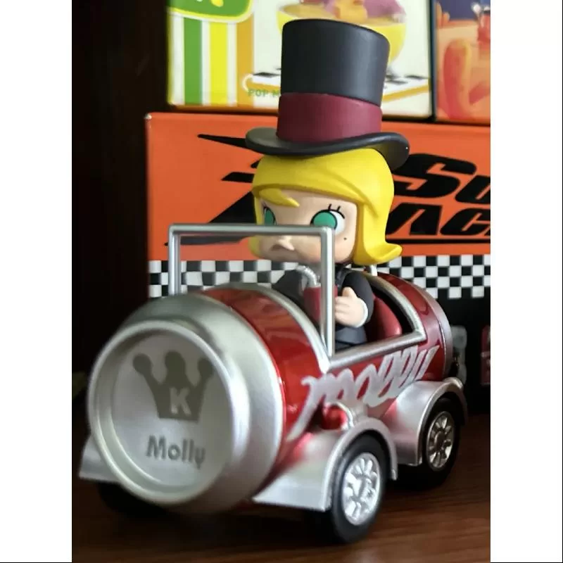 MOLLY Pop Mart PopCar Seria Super Track MOTOR MOLLY BUBBLE